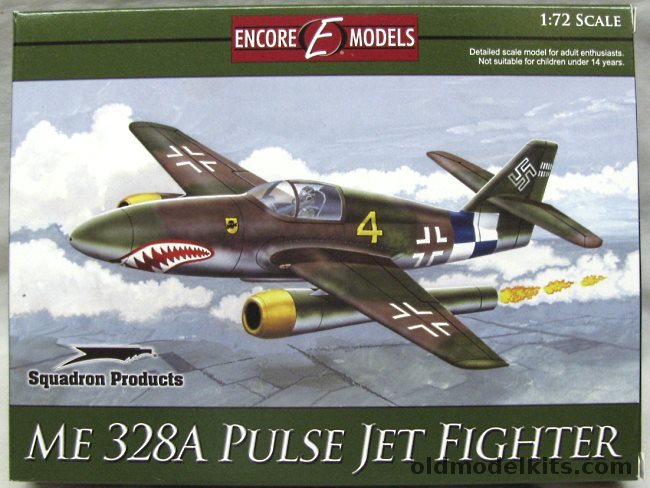 Encore 1/72 Me-328A Pulse Jet Fighter, 72101 plastic model kit